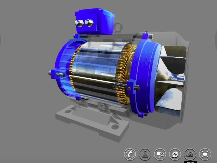 电机WEB3D交互案例