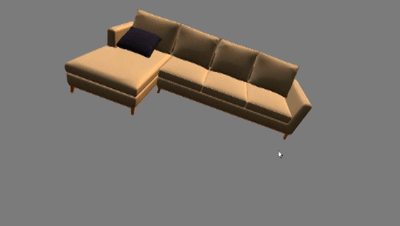 WEB3D沙发案例